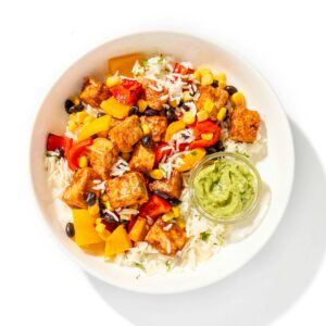 Mexican Tofu Burrito Bowl