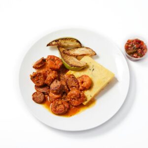 Spanish-Style Shrimp & Chorizo