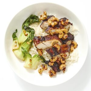 Cashew Chicken with Bok Choy